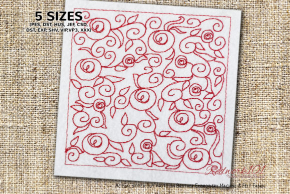 Abstract Rose Pattern: A Designer Review for Merch