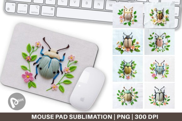 Mouse Pad Beetle Embroidery: A Craft Fair Review