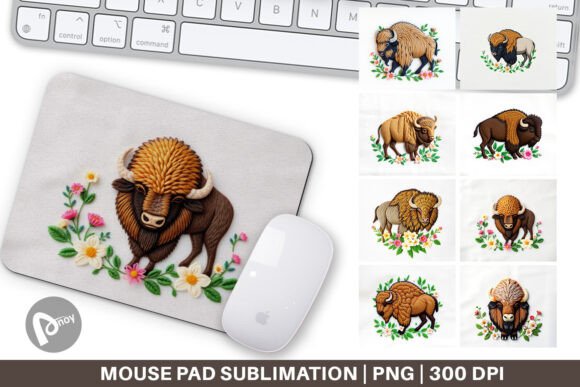 Mouse Pad Bison Embroidery: A Seller's Review