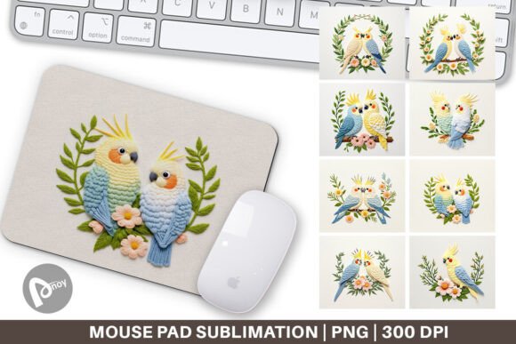 Mouse Pad Cockatiel Embroidery: A Designer’s Review