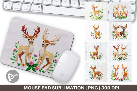 Mouse Pad Deer Embroidery: A Sweatshirt Design Review