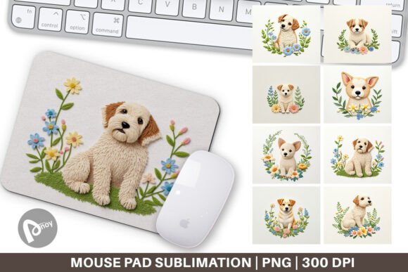 Mouse Pad Dog Embroidery: A Craft Fair Review