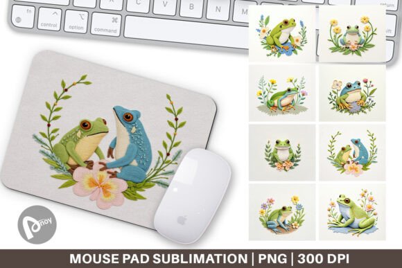 Mouse Pad Frog Embroidery: A Seasonal Design Review
