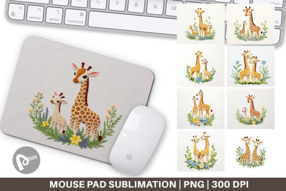 Mouse Pad Giraffe Embroidery: A Craft Fair Review