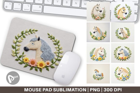 Mouse Pad Horse Embroidery: A Craft Fair Review