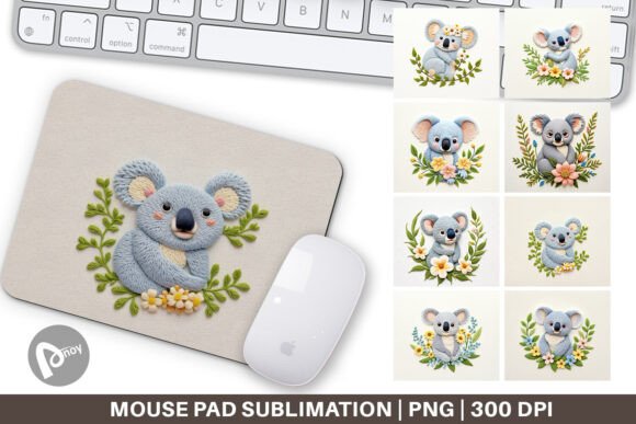 Mouse Pad Koala Embroidery: Holiday Design Review