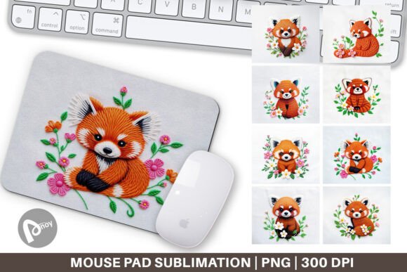 Mouse Pad Red Panda Embroidery: A Holiday Review