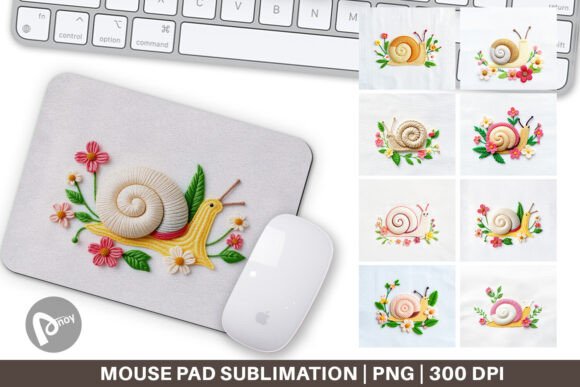 Mouse Pad Snail Embroidery: A Sweatshirt Design Review