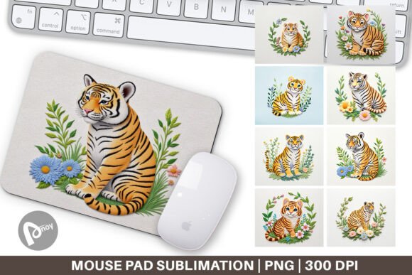 Mouse Pad Tiger Embroidery: Seasonal Design Review