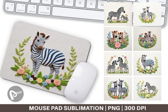 Mouse Pad Zebra Embroidery: A Designer Review