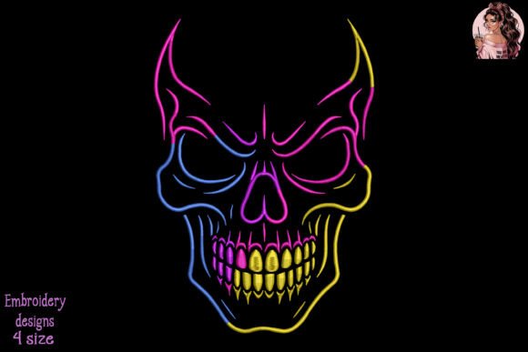 Neon Demon Skull Embroidery: A Designer's Review